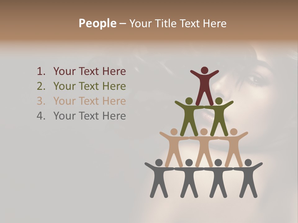 Wild Wavy Hair Attractive PowerPoint Template