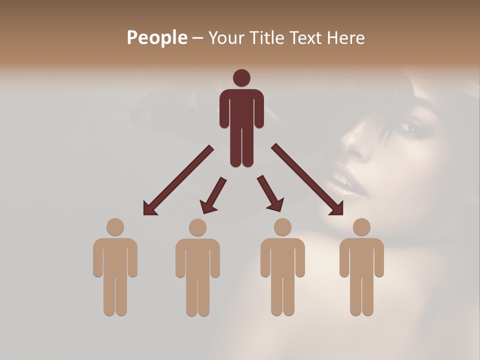 Wild Wavy Hair Attractive PowerPoint Template