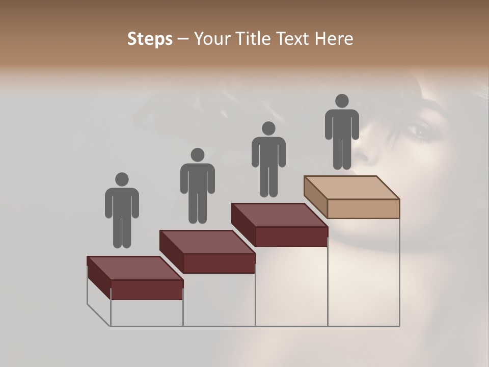 Wild Wavy Hair Attractive PowerPoint Template