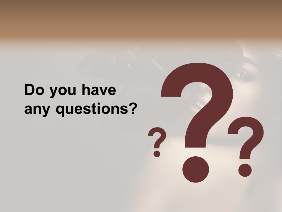 Wild Wavy Hair Attractive PowerPoint Template