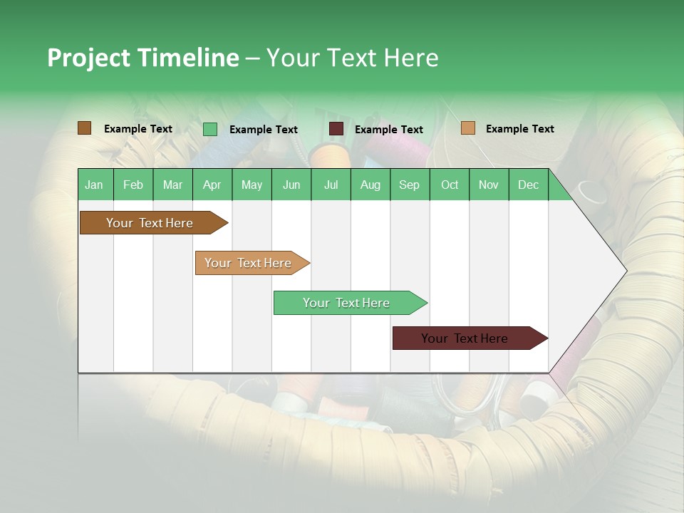 Craft White Button PowerPoint Template