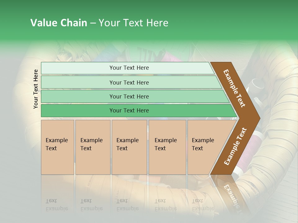 Craft White Button PowerPoint Template