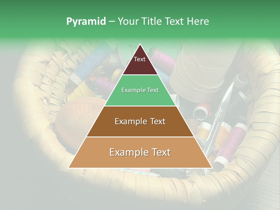 Craft White Button PowerPoint Template