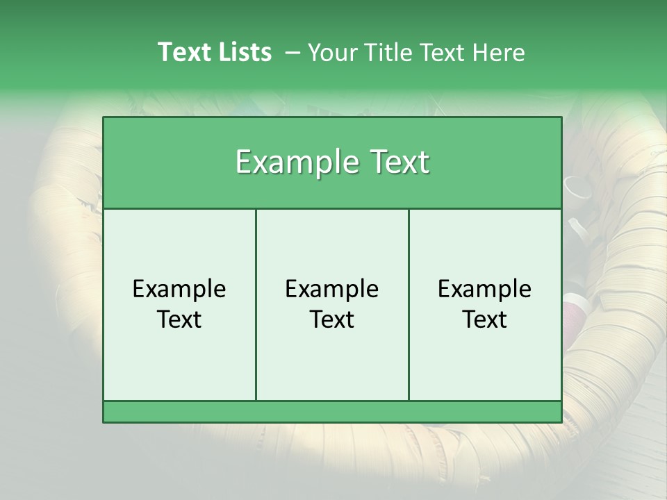 Craft White Button PowerPoint Template
