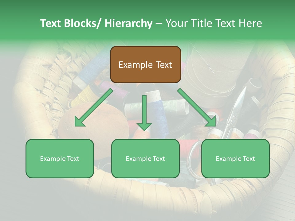 Craft White Button PowerPoint Template
