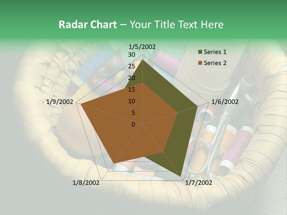 Craft White Button PowerPoint Template