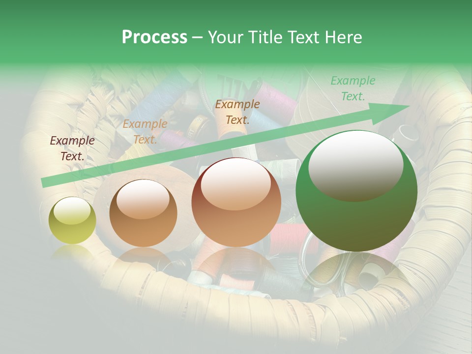 Craft White Button PowerPoint Template
