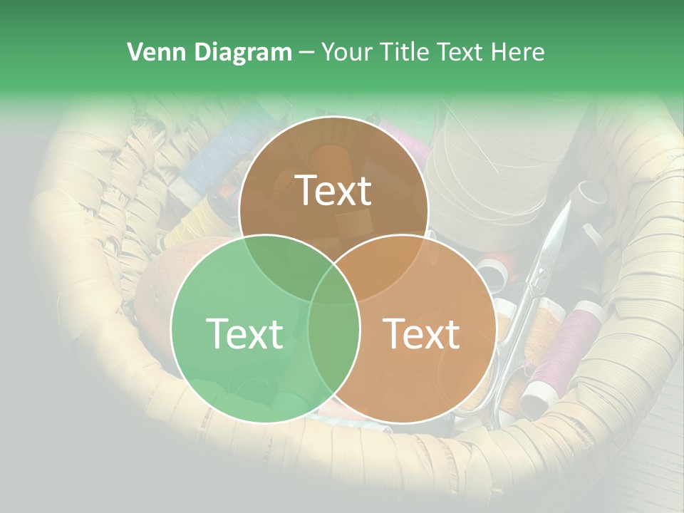 Craft White Button PowerPoint Template