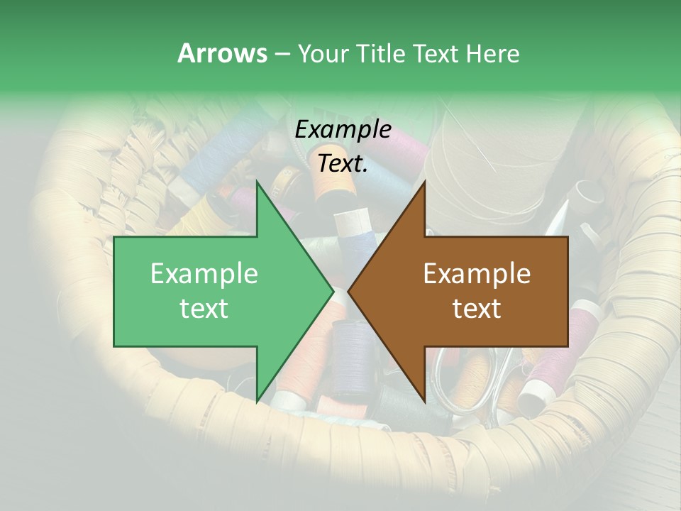 Craft White Button PowerPoint Template