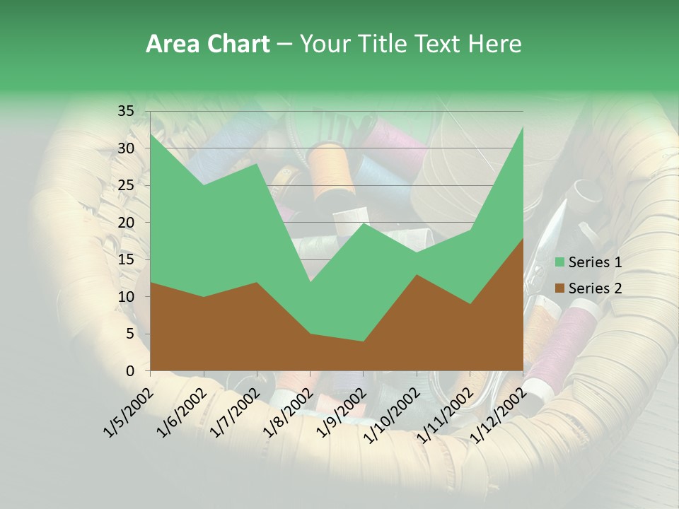 Craft White Button PowerPoint Template