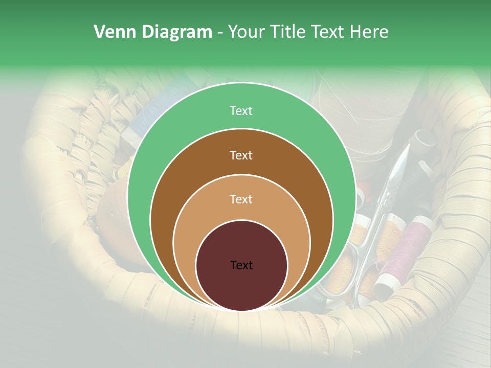 Craft White Button PowerPoint Template