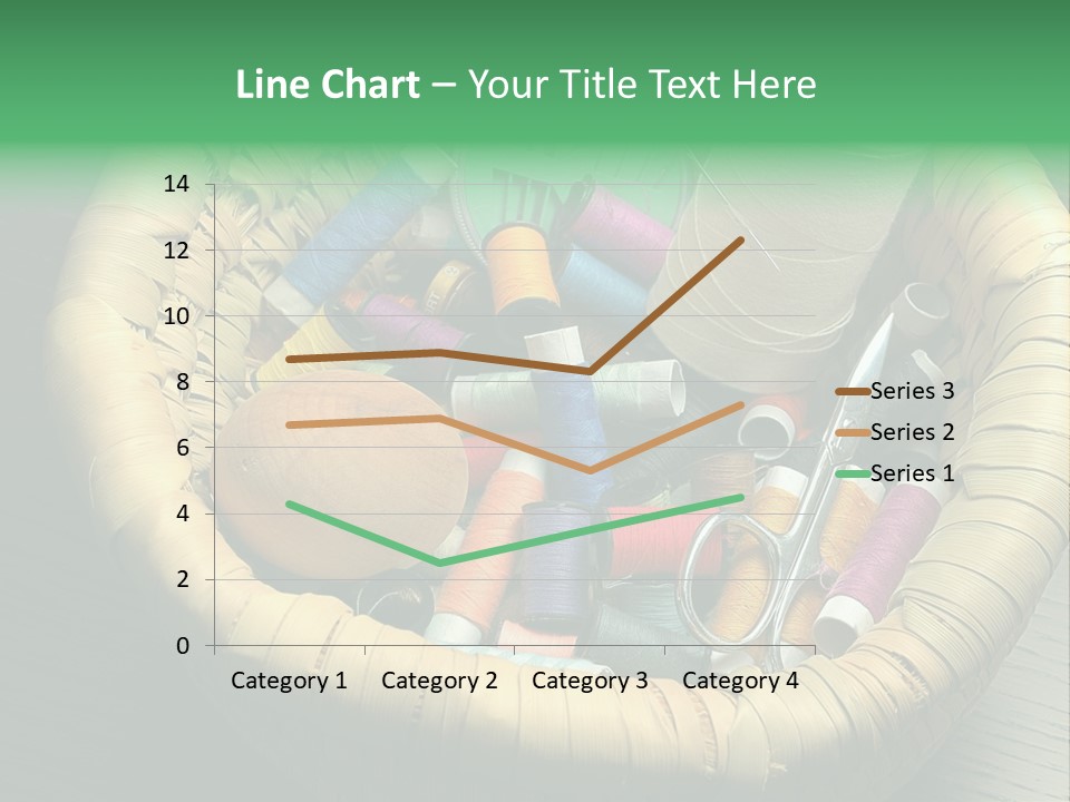 Craft White Button PowerPoint Template
