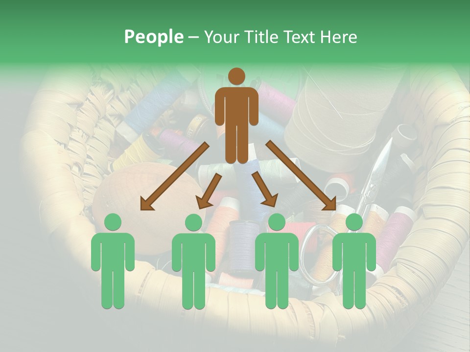 Craft White Button PowerPoint Template