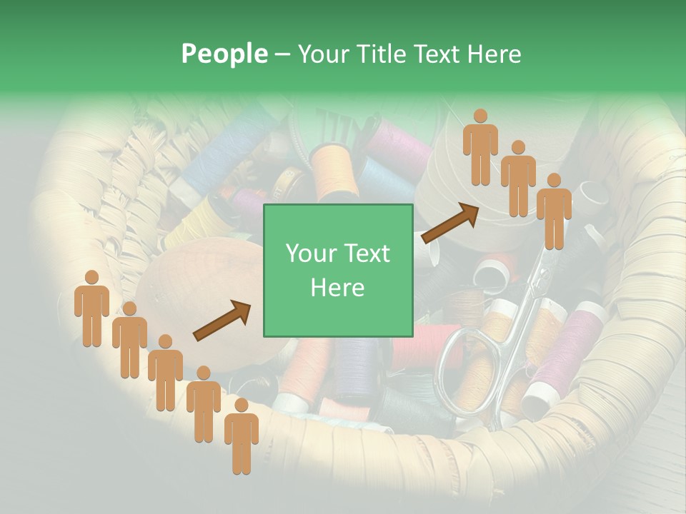 Craft White Button PowerPoint Template