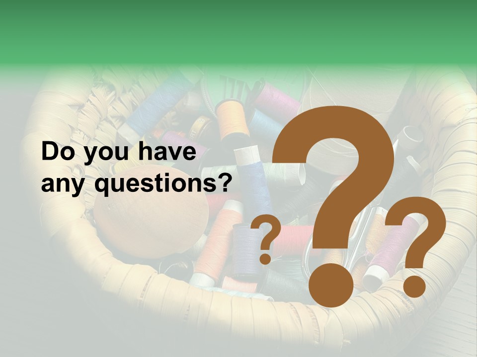 Craft White Button PowerPoint Template