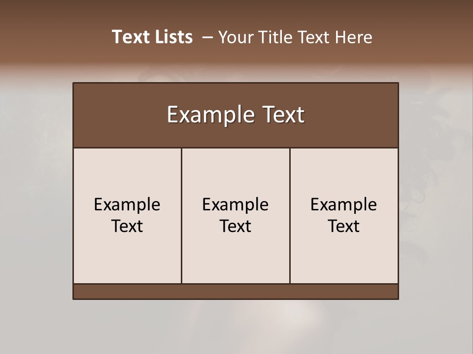 Sexy Black Brown Eyes PowerPoint Template