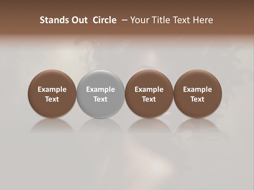 Sexy Black Brown Eyes PowerPoint Template