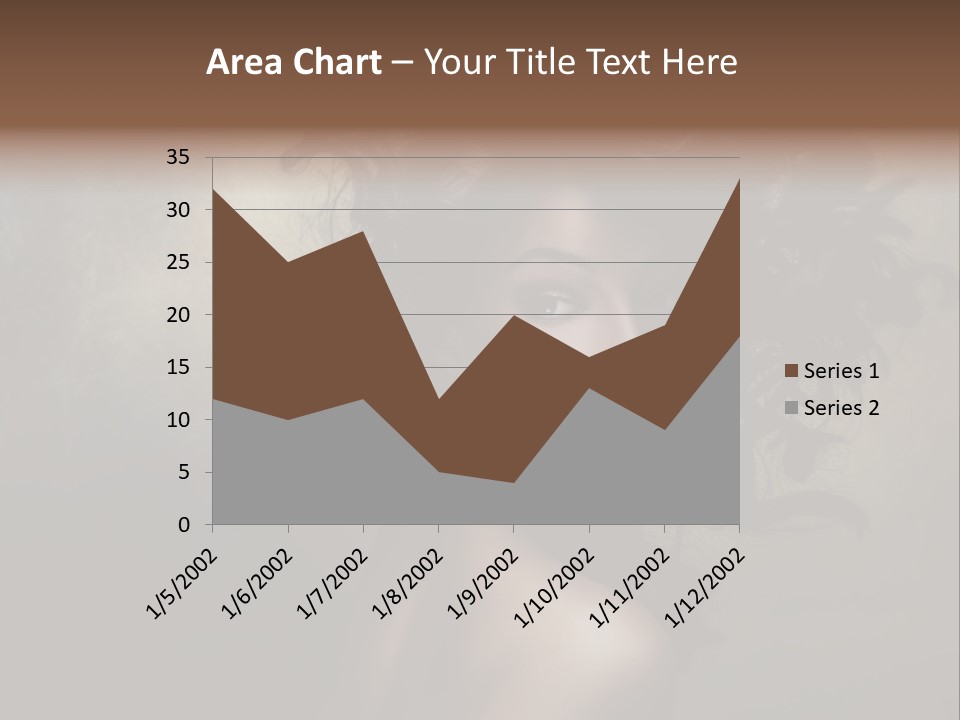 Sexy Black Brown Eyes PowerPoint Template