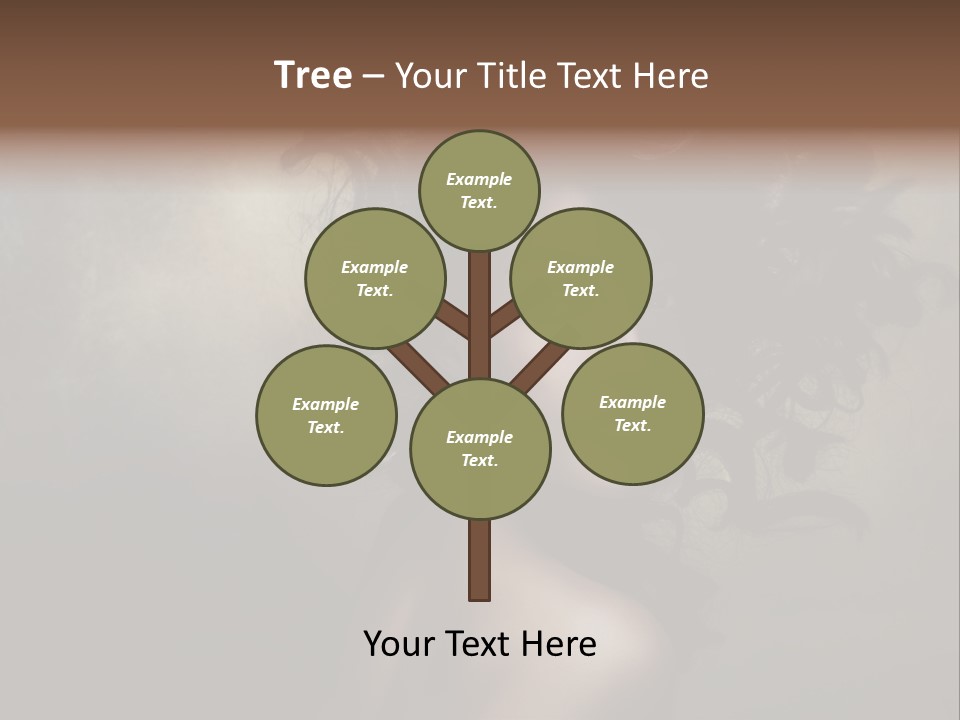 Sexy Black Brown Eyes PowerPoint Template