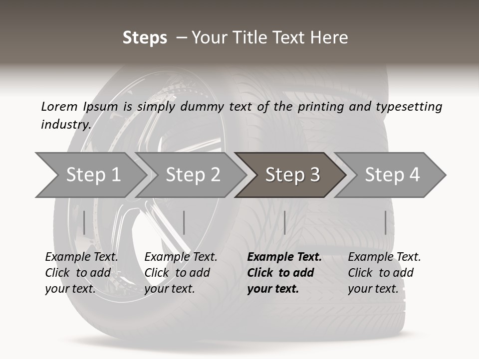 Tyre Marketing Alloy PowerPoint Template