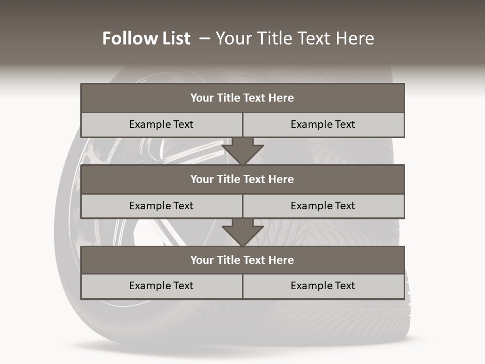 Tyre Marketing Alloy PowerPoint Template