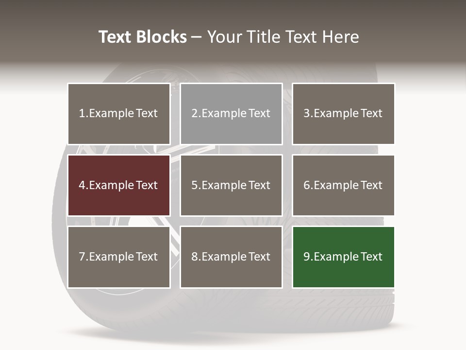 Tyre Marketing Alloy PowerPoint Template