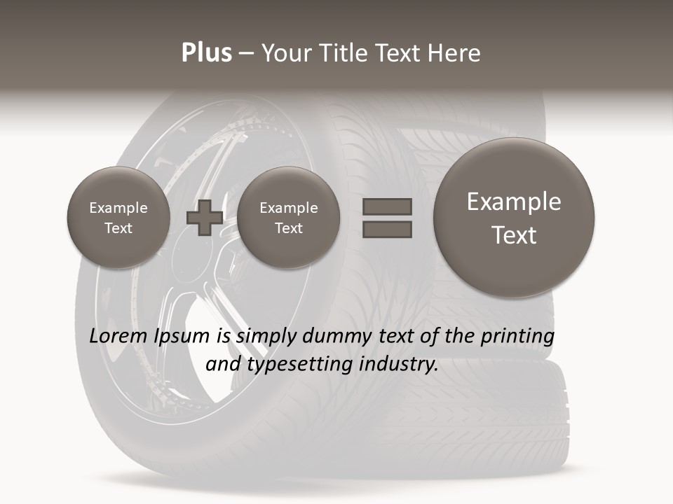Tyre Marketing Alloy PowerPoint Template