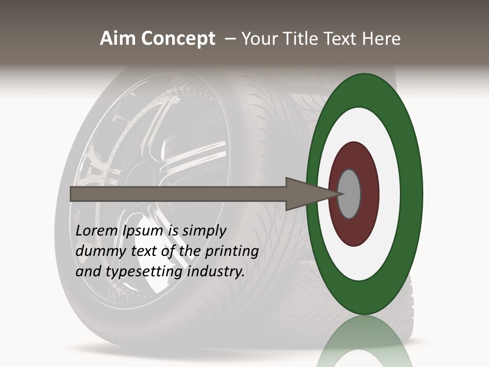 Tyre Marketing Alloy PowerPoint Template