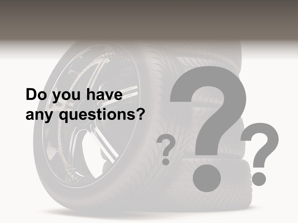 Tyre Marketing Alloy PowerPoint Template