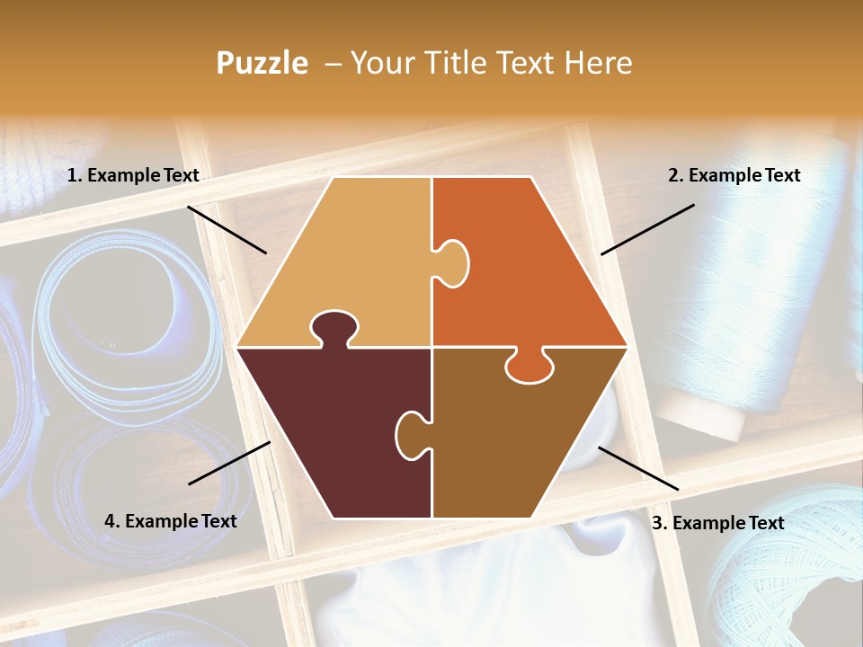 Spool Reel Bobbin PowerPoint Template