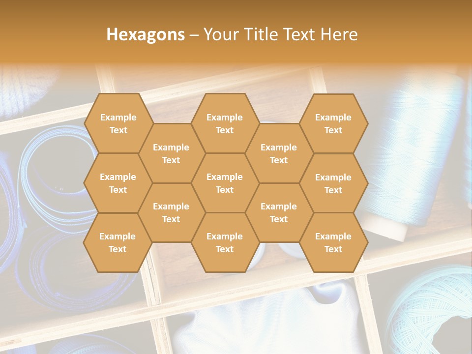 Spool Reel Bobbin PowerPoint Template