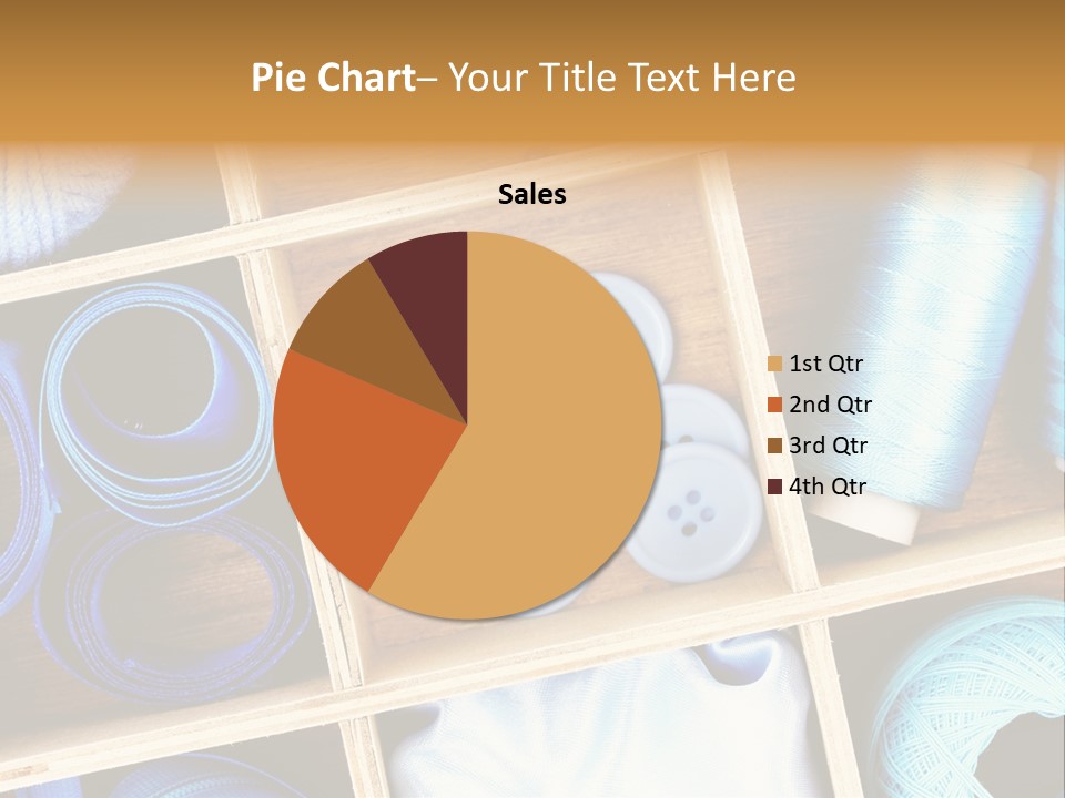 Spool Reel Bobbin PowerPoint Template