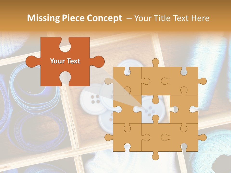 Spool Reel Bobbin PowerPoint Template