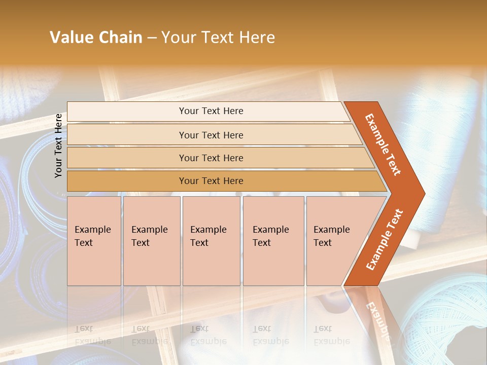 Spool Reel Bobbin PowerPoint Template