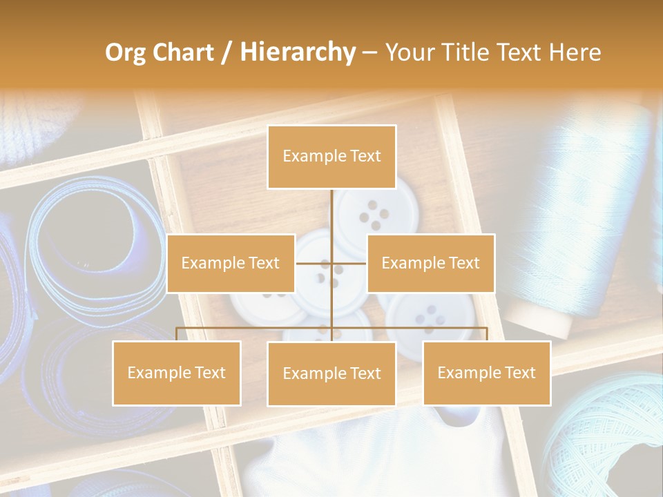 Spool Reel Bobbin PowerPoint Template