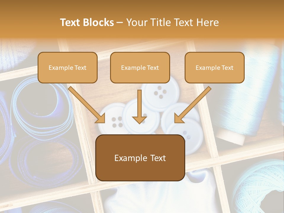 Spool Reel Bobbin PowerPoint Template