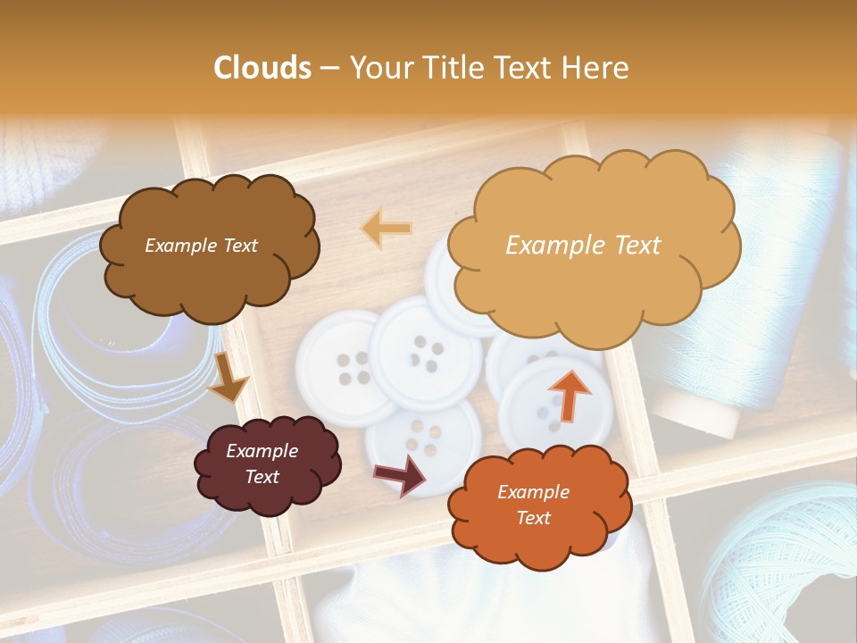 Spool Reel Bobbin PowerPoint Template