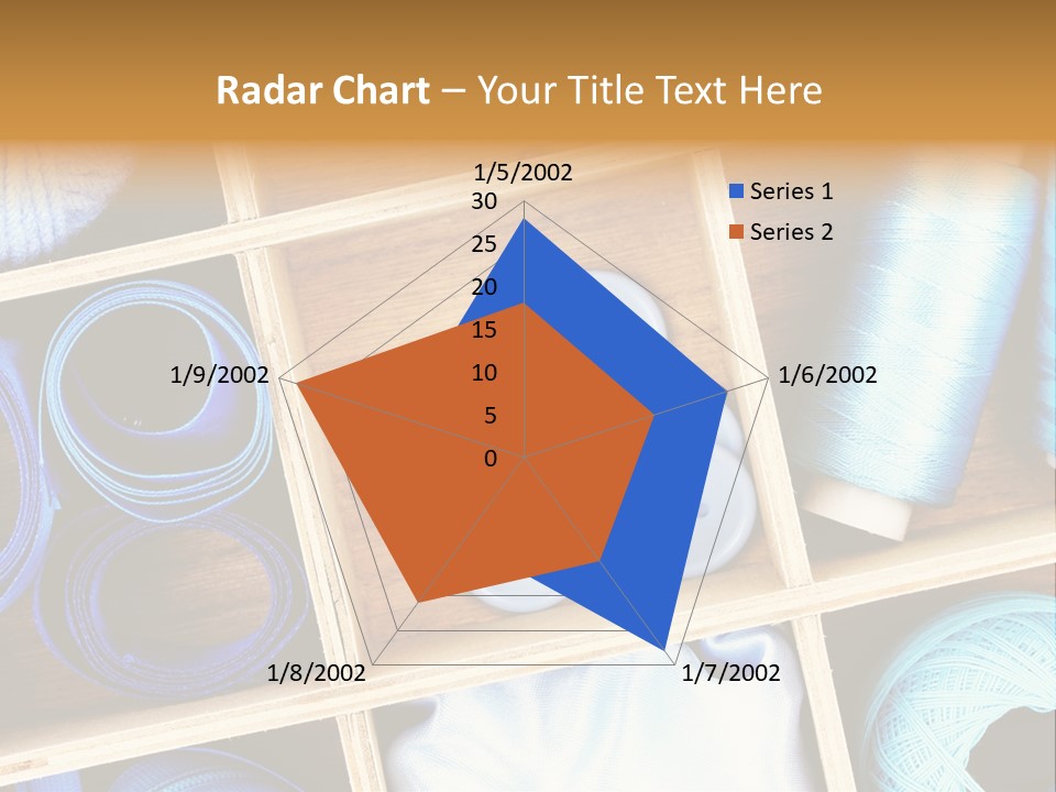Spool Reel Bobbin PowerPoint Template