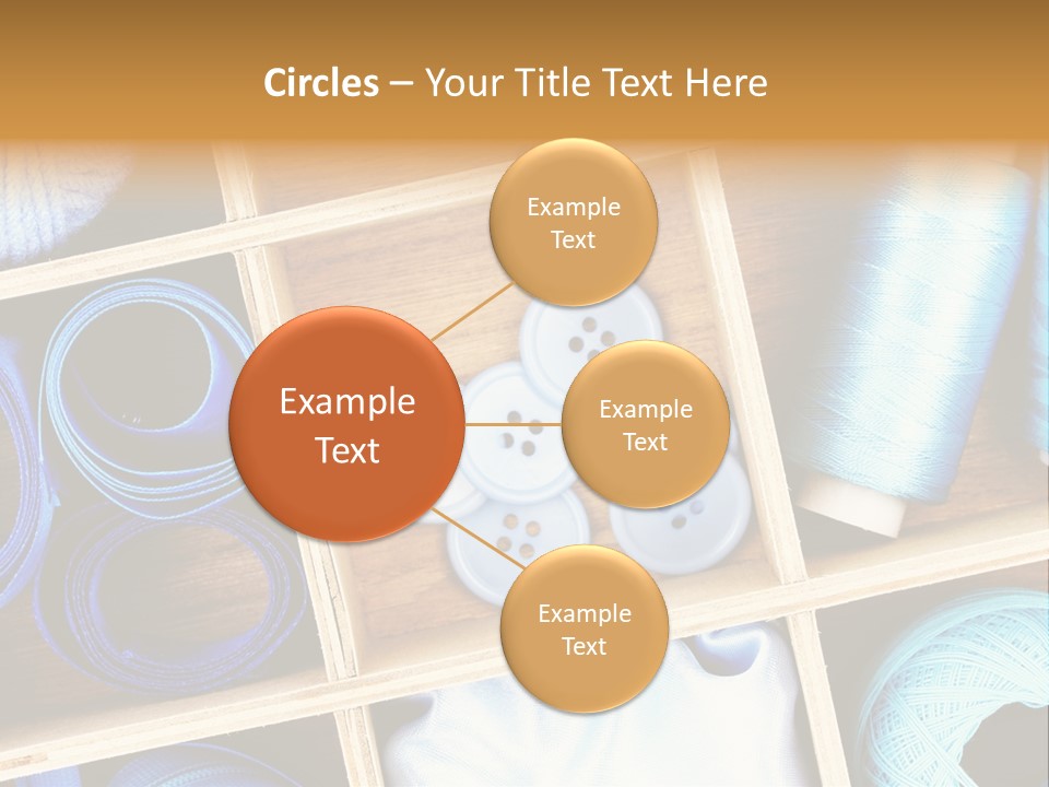 Spool Reel Bobbin PowerPoint Template