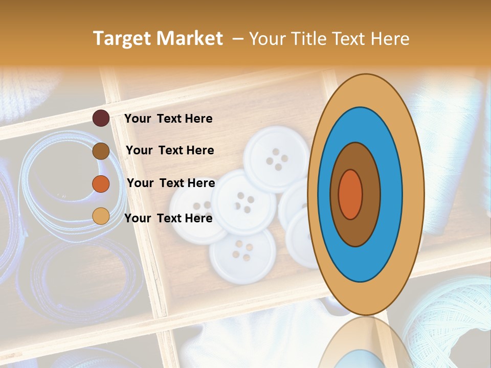 Spool Reel Bobbin PowerPoint Template