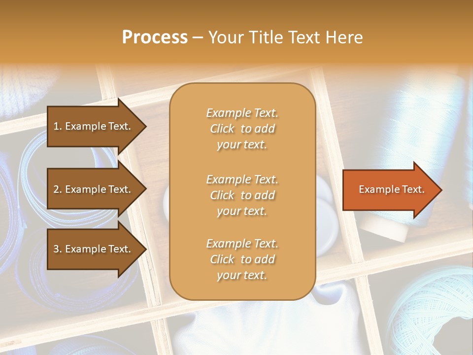 Spool Reel Bobbin PowerPoint Template