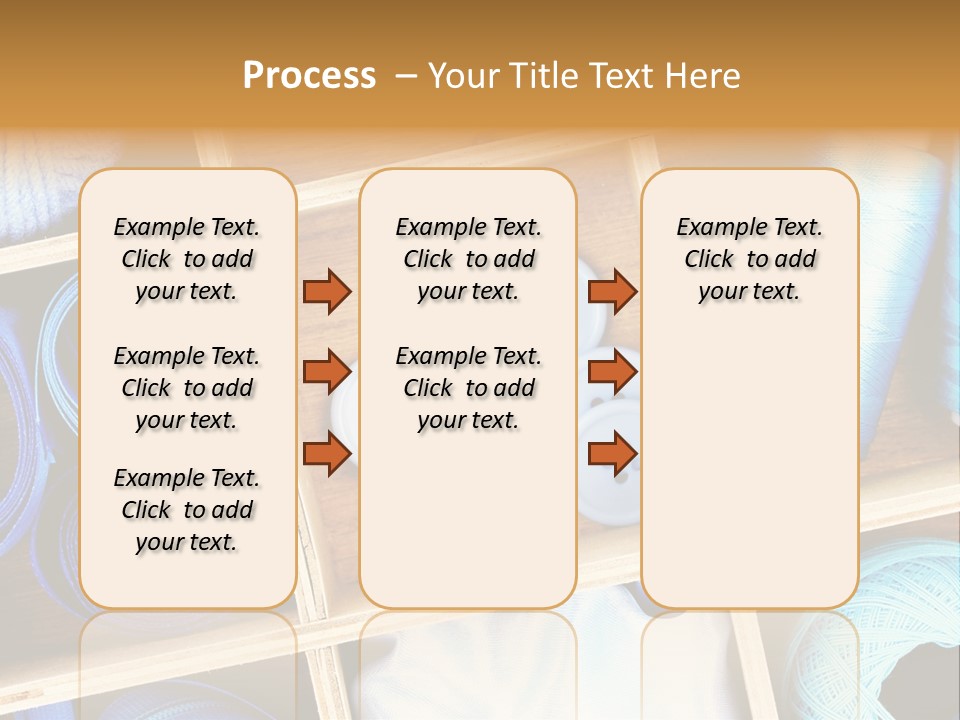 Spool Reel Bobbin PowerPoint Template