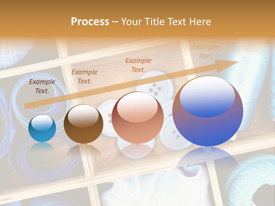 Spool Reel Bobbin PowerPoint Template