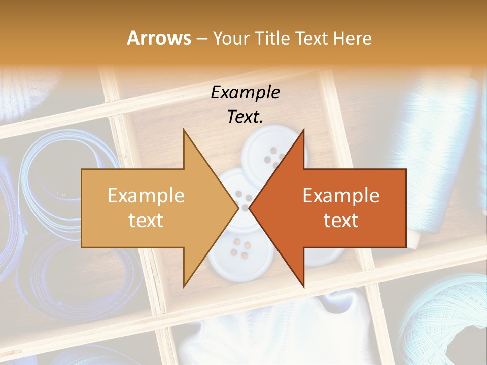 Spool Reel Bobbin PowerPoint Template