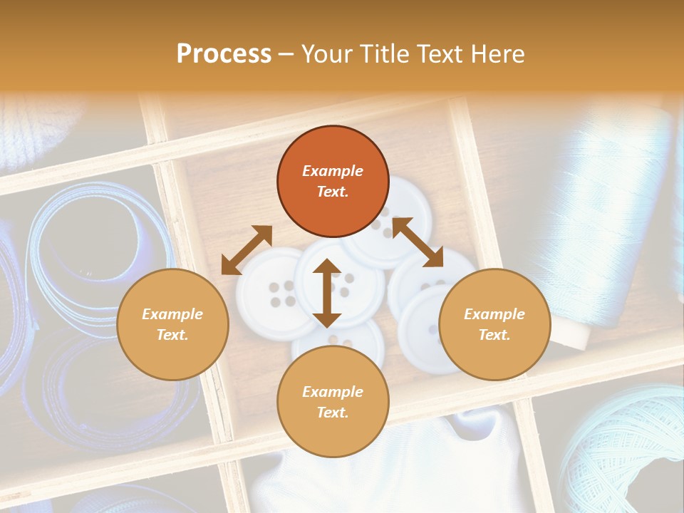 Spool Reel Bobbin PowerPoint Template