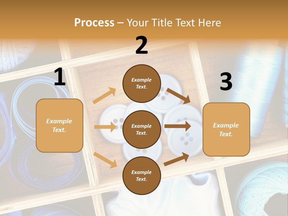 Spool Reel Bobbin PowerPoint Template