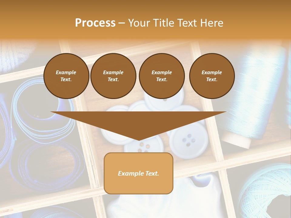 Spool Reel Bobbin PowerPoint Template