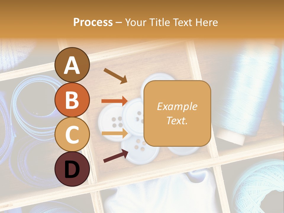 Spool Reel Bobbin PowerPoint Template