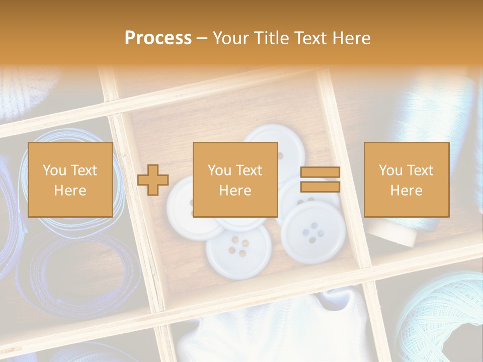 Spool Reel Bobbin PowerPoint Template