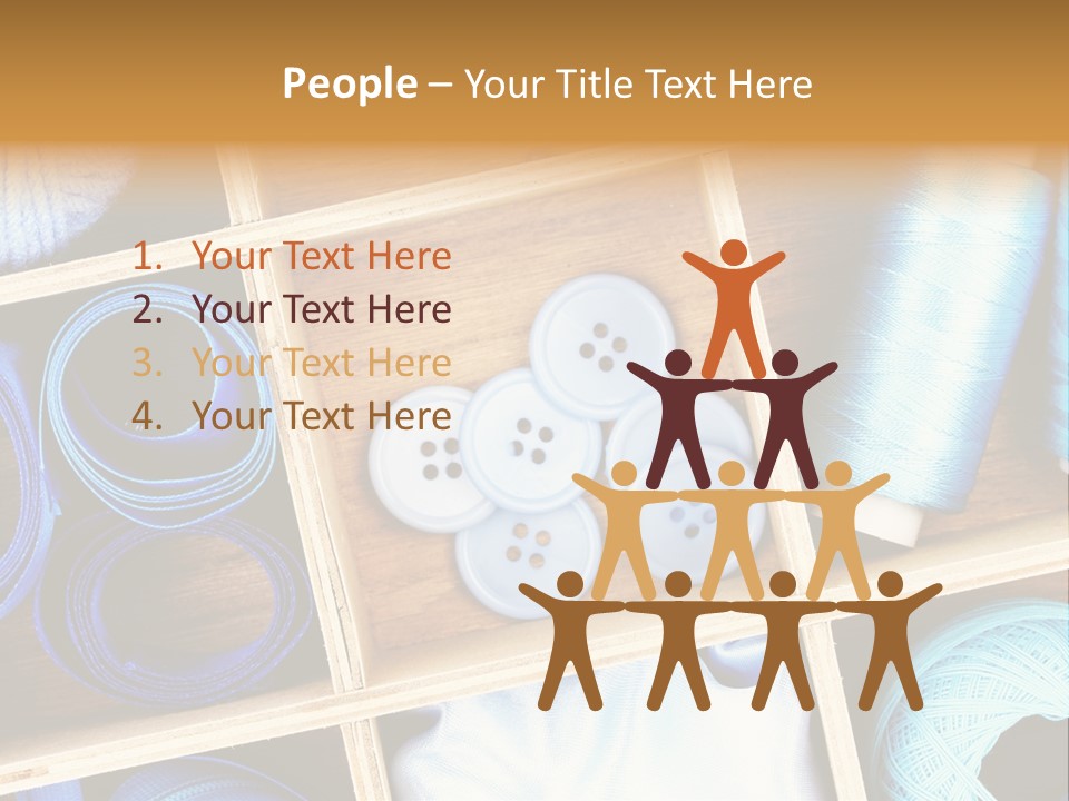 Spool Reel Bobbin PowerPoint Template